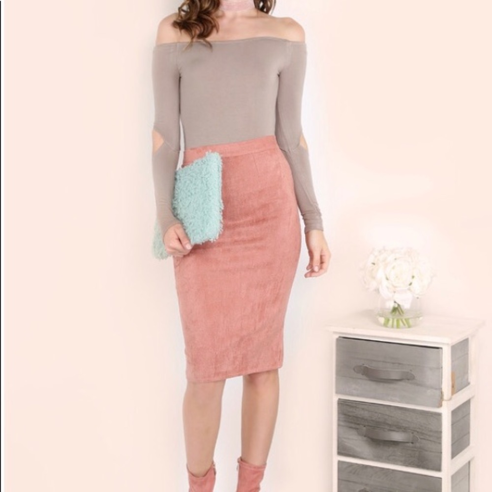 Pink Pencil Skirt!